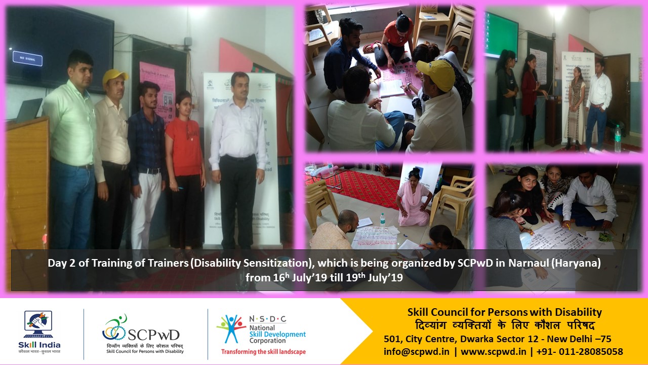 Training of Trainers in Narnaul - 16th July'19 to 19th July'19